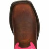 Durango LIL' Little Kid Let Love Fly Western Boot, BROWN/PINK, M, Size 8.5 DWBT093